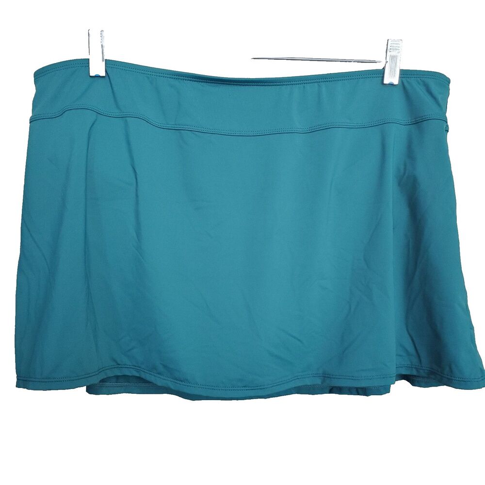 Jantzen Green Swim Skirt Swim Bottom Size 18W